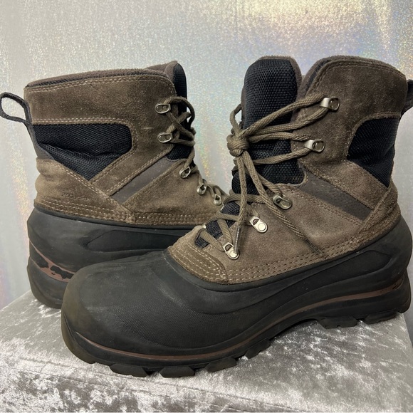 Sorel winter boots brown black waterproof cold weather snow outdoors hiking - Picture 4 of 8